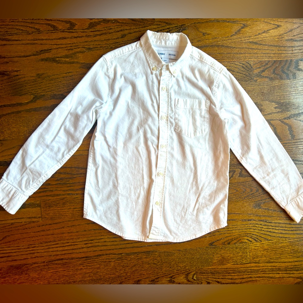 Boys white Oxford shirt